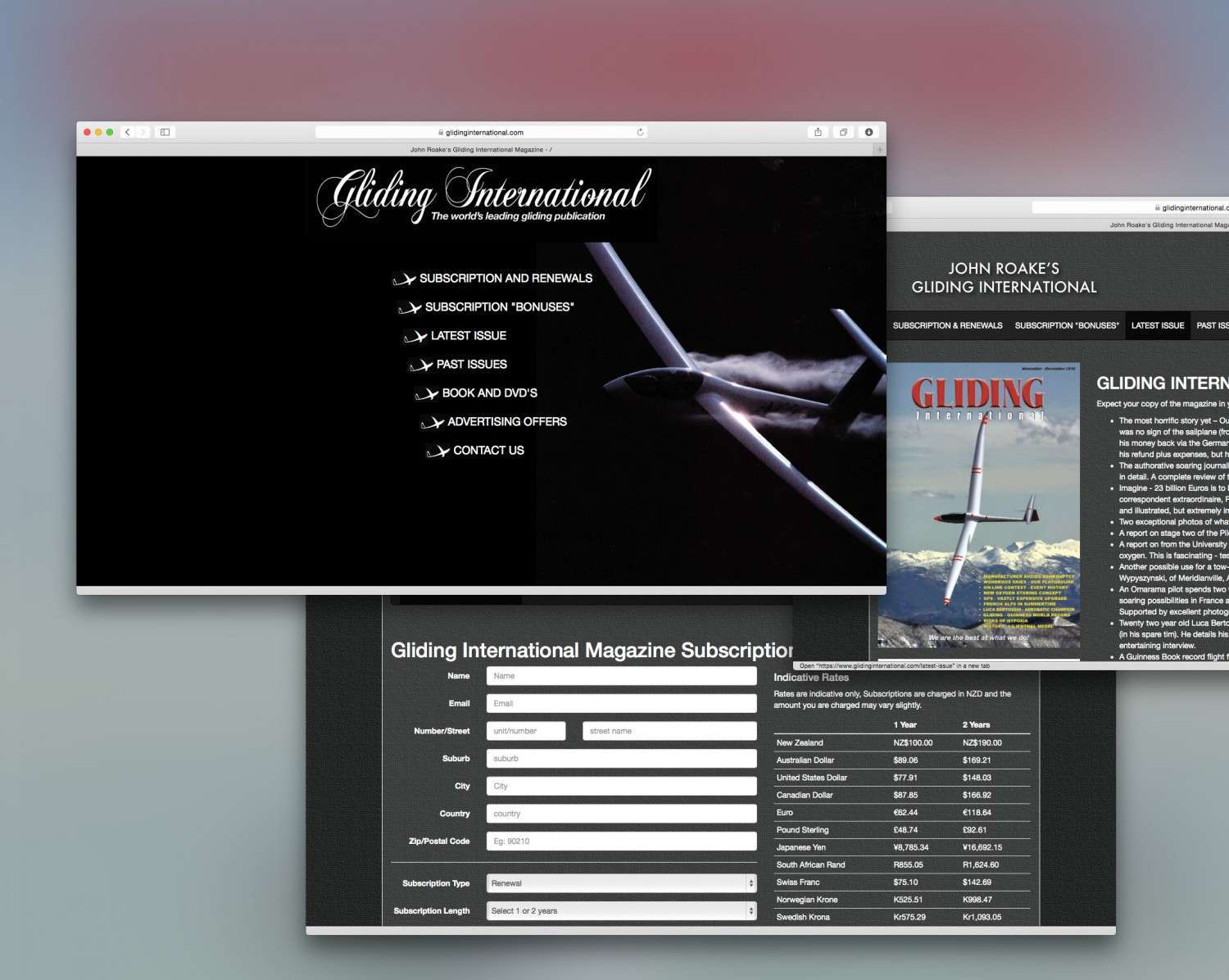Website Launch: Gliding International Magazine image