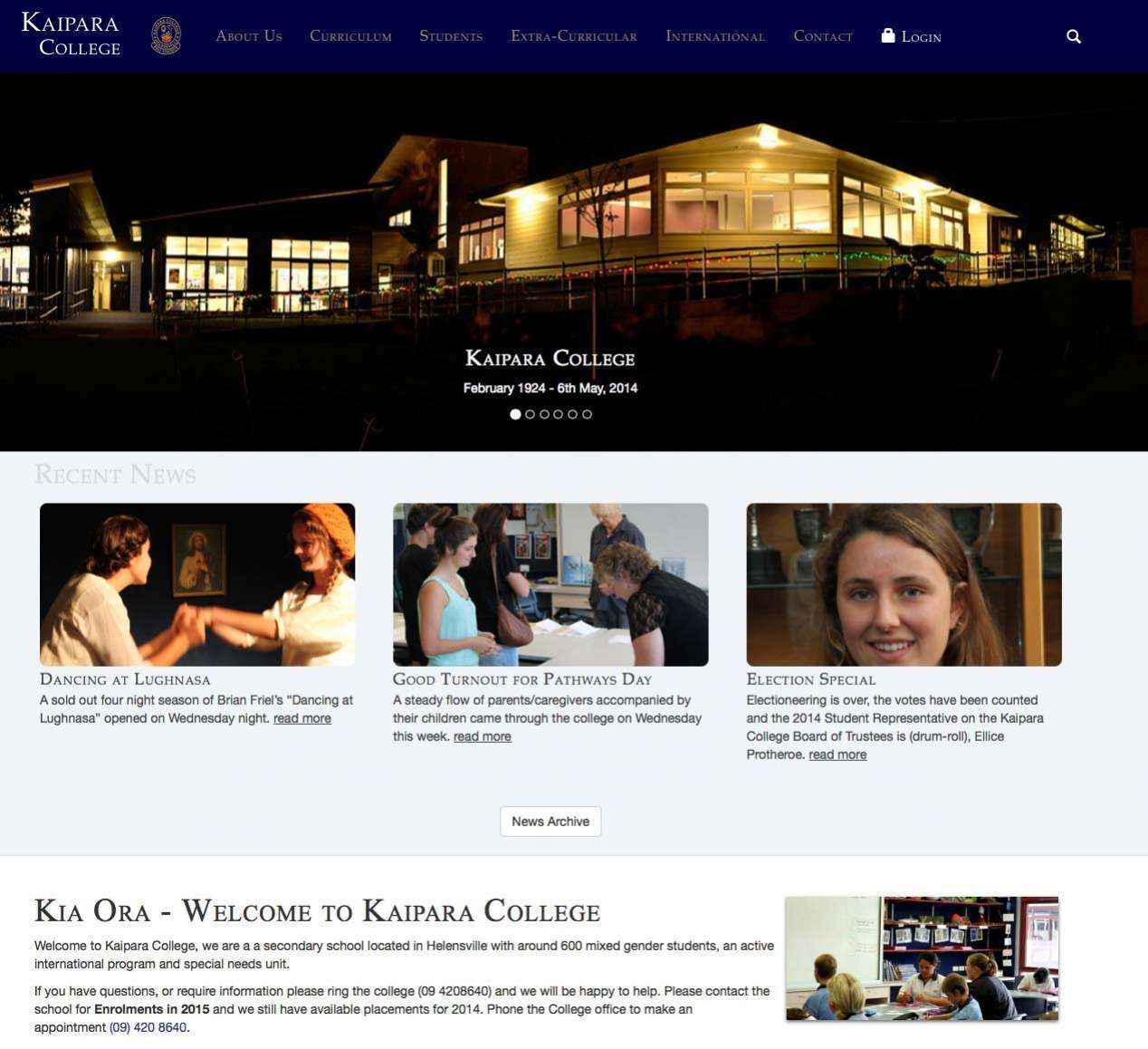 Website Launch: Kaipara College image