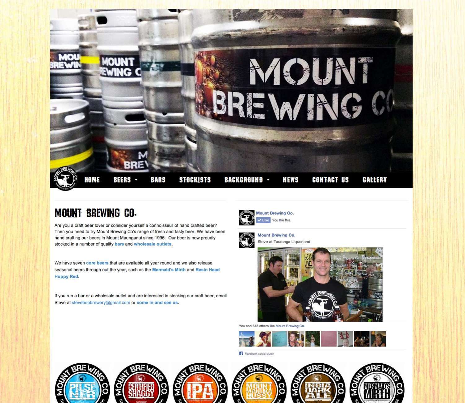Website Launch: Mount Brewing Co image