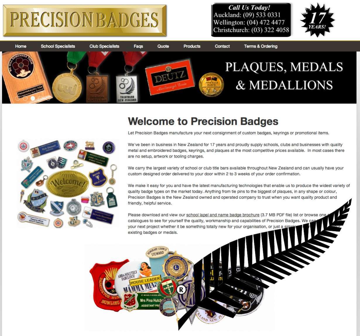 New Site Launched: Precision Badges New Zealand image